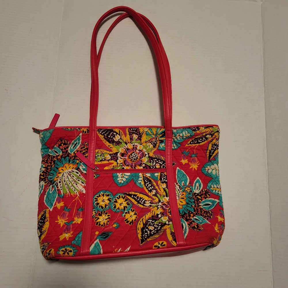 Vera Bradley  Small Trimmed Vera Shoulder Handbag